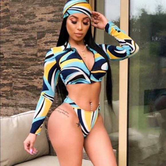 unknown Other - 3 PC Push Up Bikini Swim Set